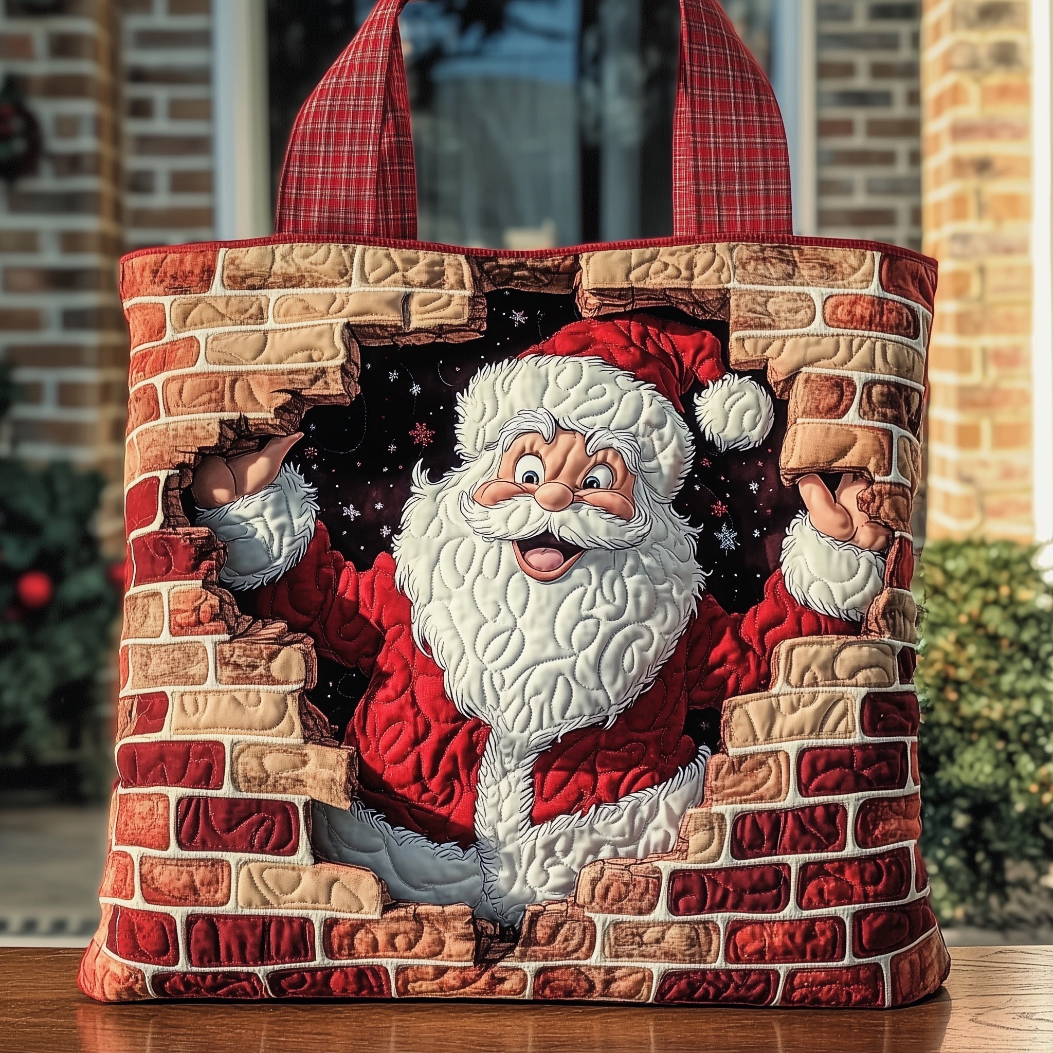 Santa Workshop Quilted Tote Bag GFTONT4253