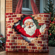 Santa Workshop Quilted Tote Bag GFTONT4254