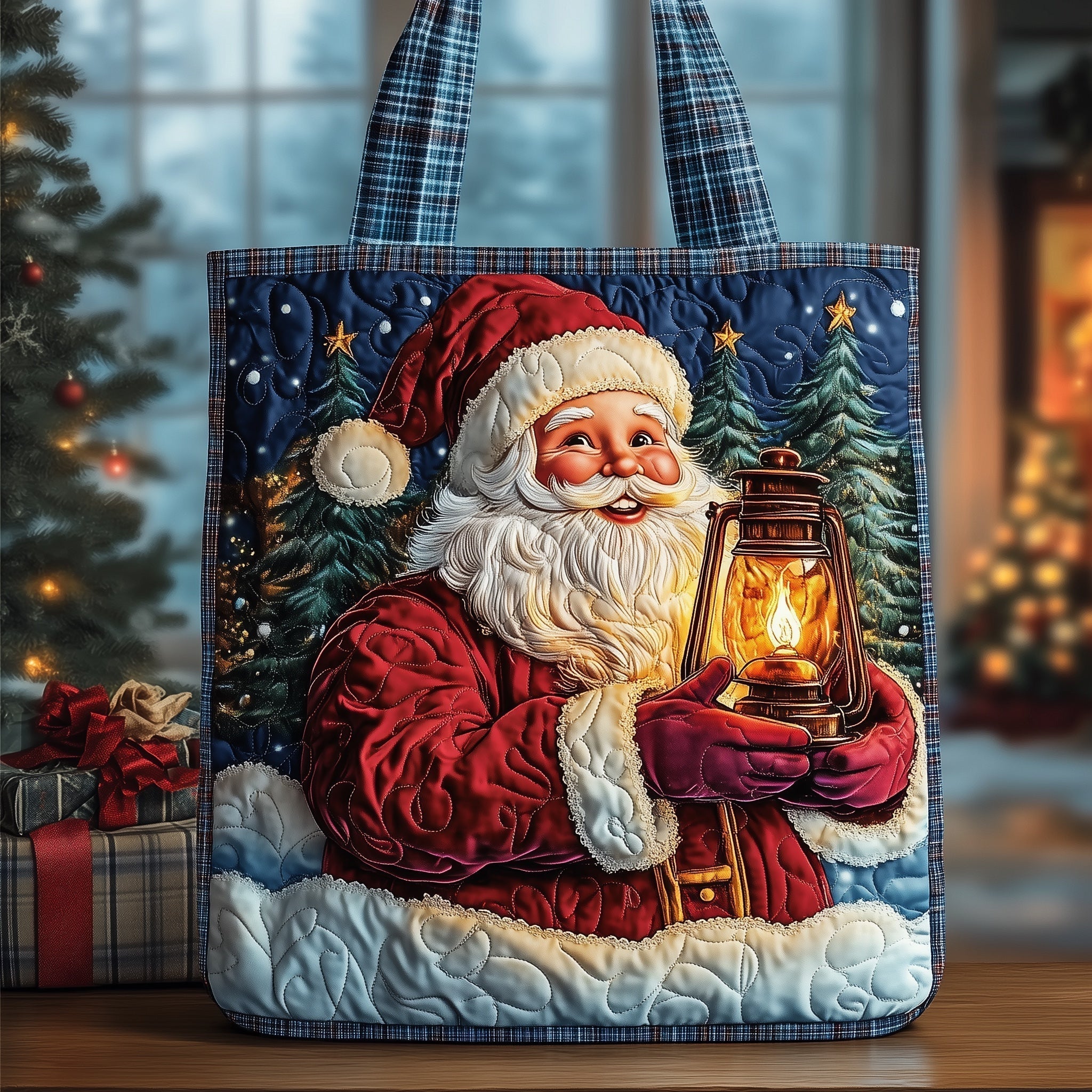 Santa Quilted Tote Bag GFTONT4256