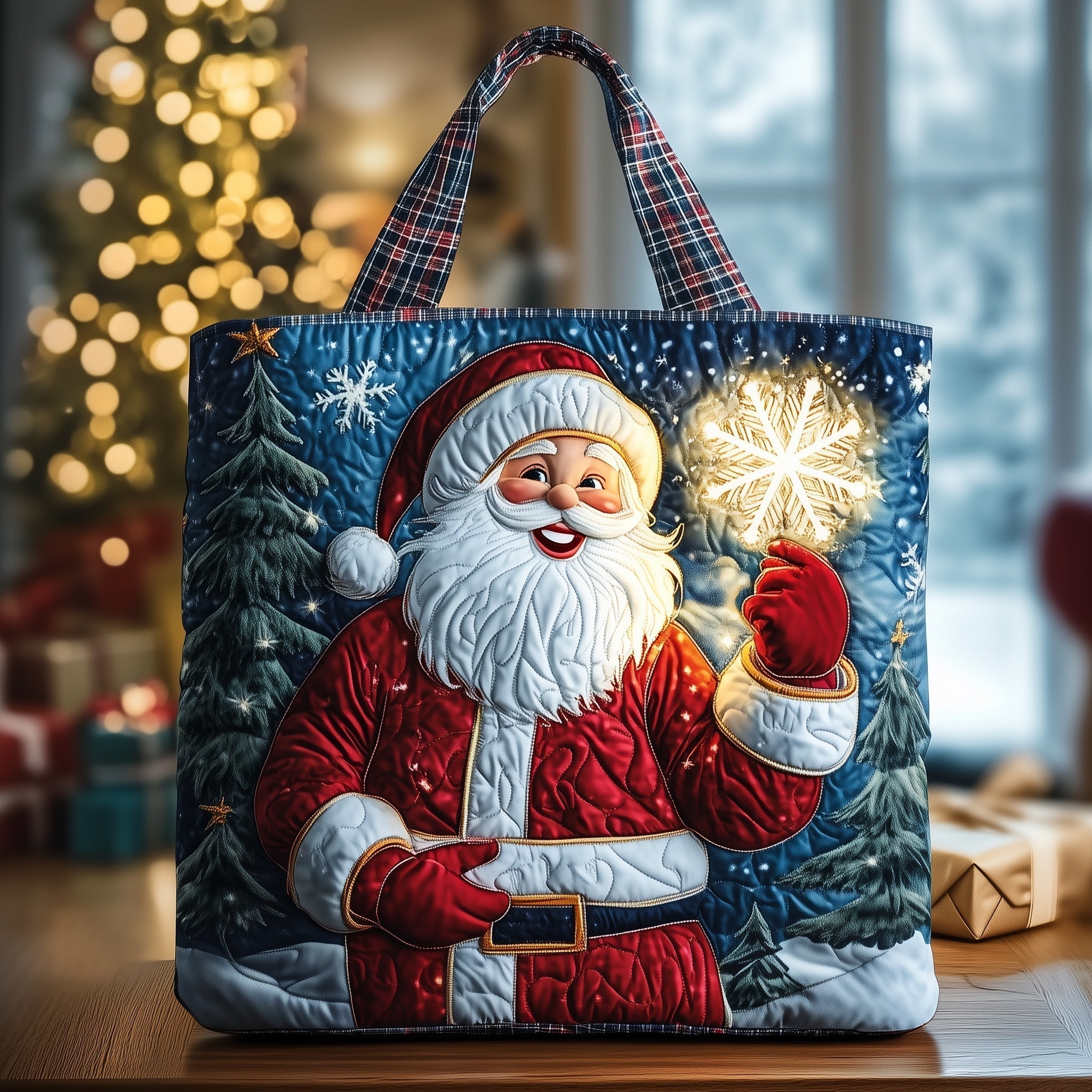 Santa Quilted Tote Bag GFTONT4257