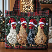 Christmas Chicks Quilted Tote Bag GFTONT4643