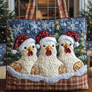 Festive Chicken Quilted Tote Bag GFTONT4648