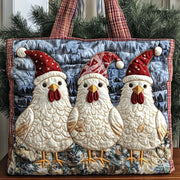 Festive Chicken Quilted Tote Bag GFTONT4650