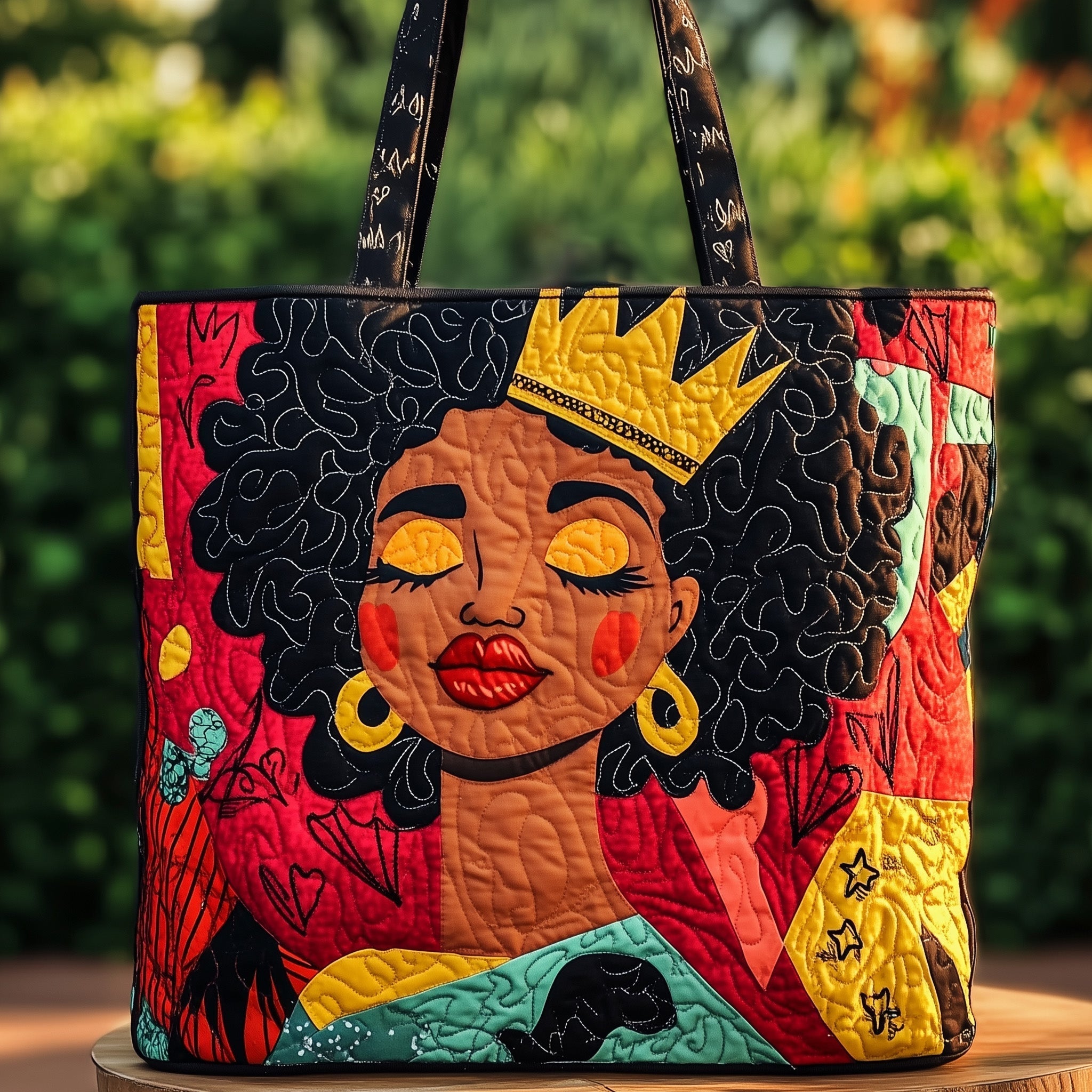 Melanin Proud Quilted Tote Bag GFTONT499