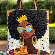 Melanin Proud Quilted Tote Bag GFTONT502