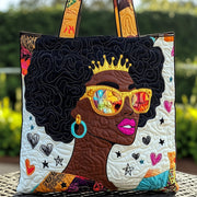 Melanin Proud Quilted Tote Bag GFTONT503