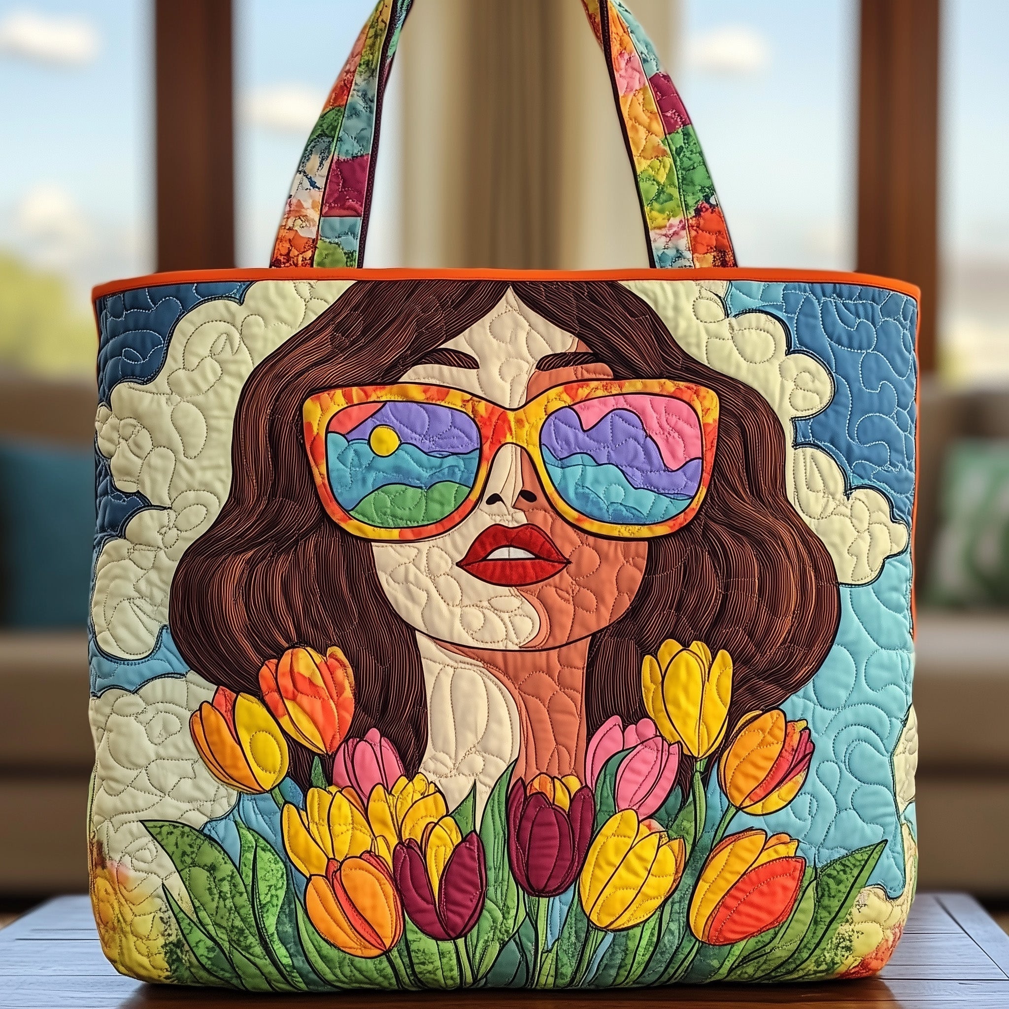 Flora Pop Quilted Tote Bag GFTONT868