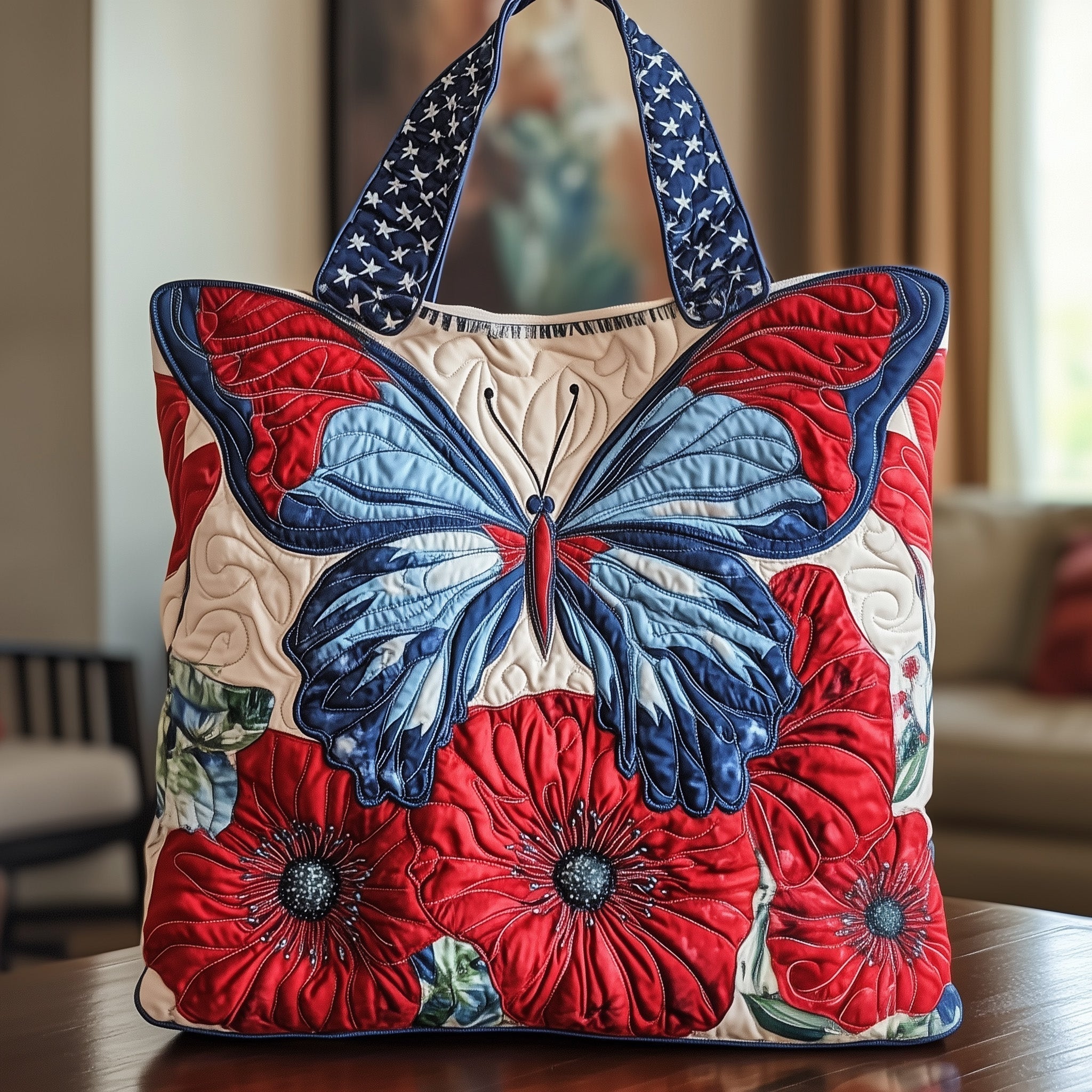 Liberty Wings Quilted Tote Bag GFTONT912