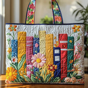 Floral Library Quilted Tote Bag GFTONT916