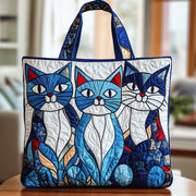 Whimsical Paw Quilted Tote Bag GFTONT953