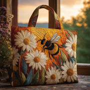 Honey Daisy Quilted Tote Bag GFTOQA586