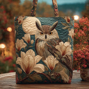 Moon Magnolia Quilted Tote Bag GFTOQA589