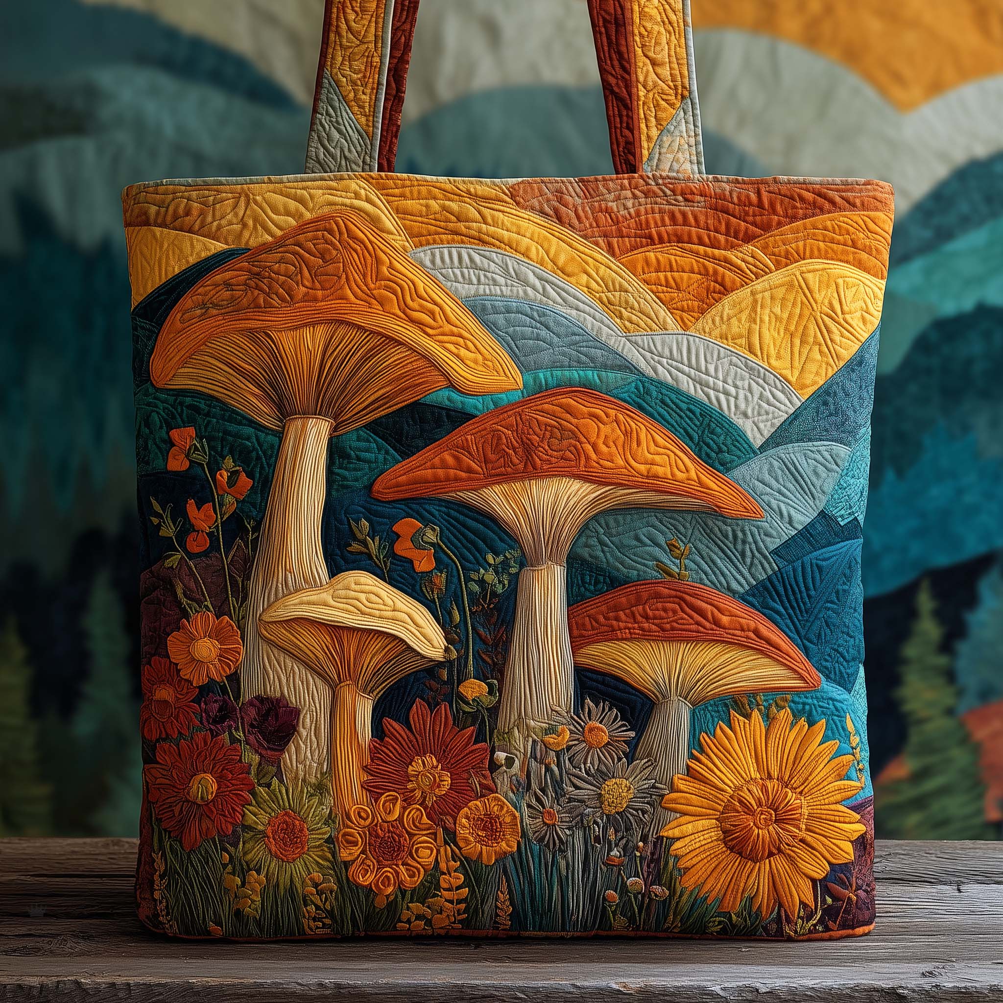 Amber Giants Quilted Tote Bag GFTOQA601