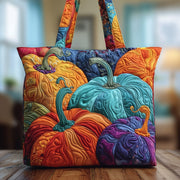 Autumn Pumpkin Harvest Quilted Tote Bag GFTOTG103