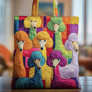 Funky Poodle Quilted Tote Bag GFTOTG118