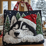 Adorable Husky Quilted Tote Bag GFTOTG1200