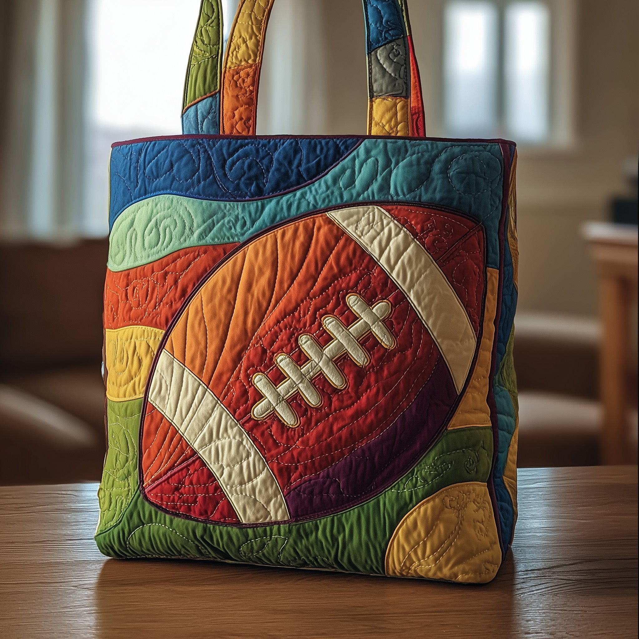 American Football Dream Quilted Tote Bag GFTOTG187