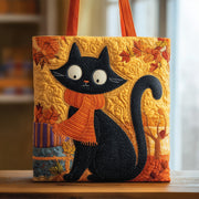 Autumn Cat Quilted Tote Bag GFTOTG25