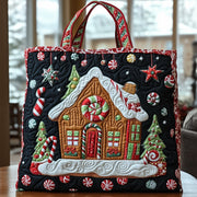 Sweet Gingerbread House Quilted Tote Bag GFTOTG412