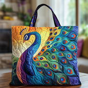 Majesty Peacock Quilted Tote Bag GFTOTG426