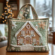 Sweet Gingerbread House Quilted Tote Bag GFTOTG433