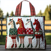 Funky Horse Quilted Tote Bag GFTOTG504