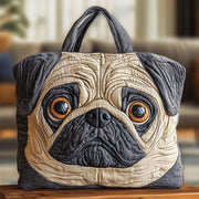 Adorable Pug Quilted Tote Bag GFTOTG534