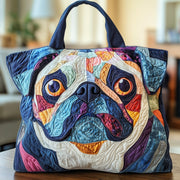 Adorable Pug Quilted Tote Bag GFTOTG535