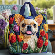 Adorable Frenchie Quilted Tote Bag GFTOTG612
