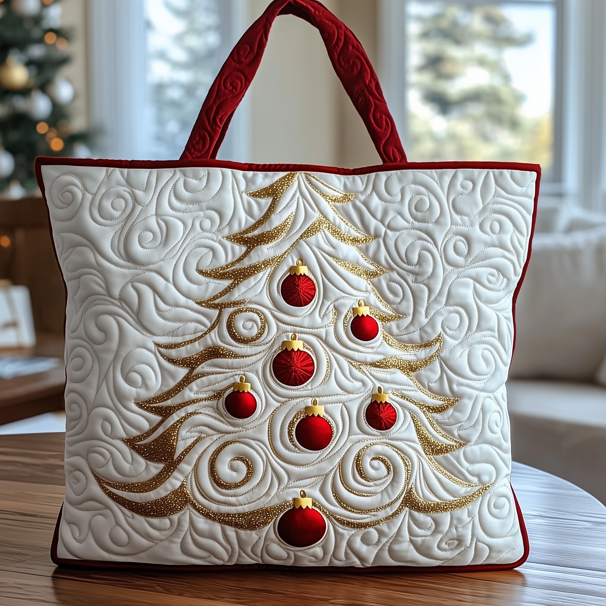 Evergreen Quilted Tote Bag GFTOTG740