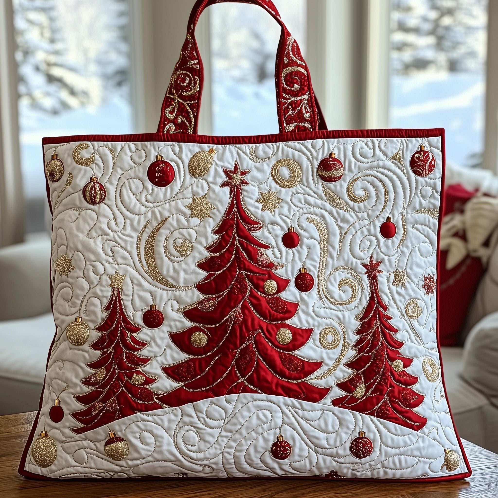 Evergreen Quilted Tote Bag GFTOTG742