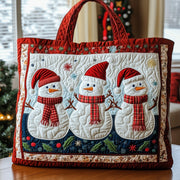 Joyful Snowman Quilted Tote Bag GFTOTG765