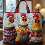 Funky Chicken Quilted Tote Bag GFTOTG818