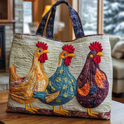 Funky Chicken Quilted Tote Bag GFTOTG821
