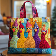 Funky Chicken Quilted Tote Bag GFTOTG822