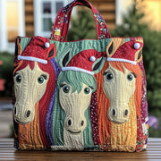 Funky Horse Quilted Tote Bag GFTOTG829