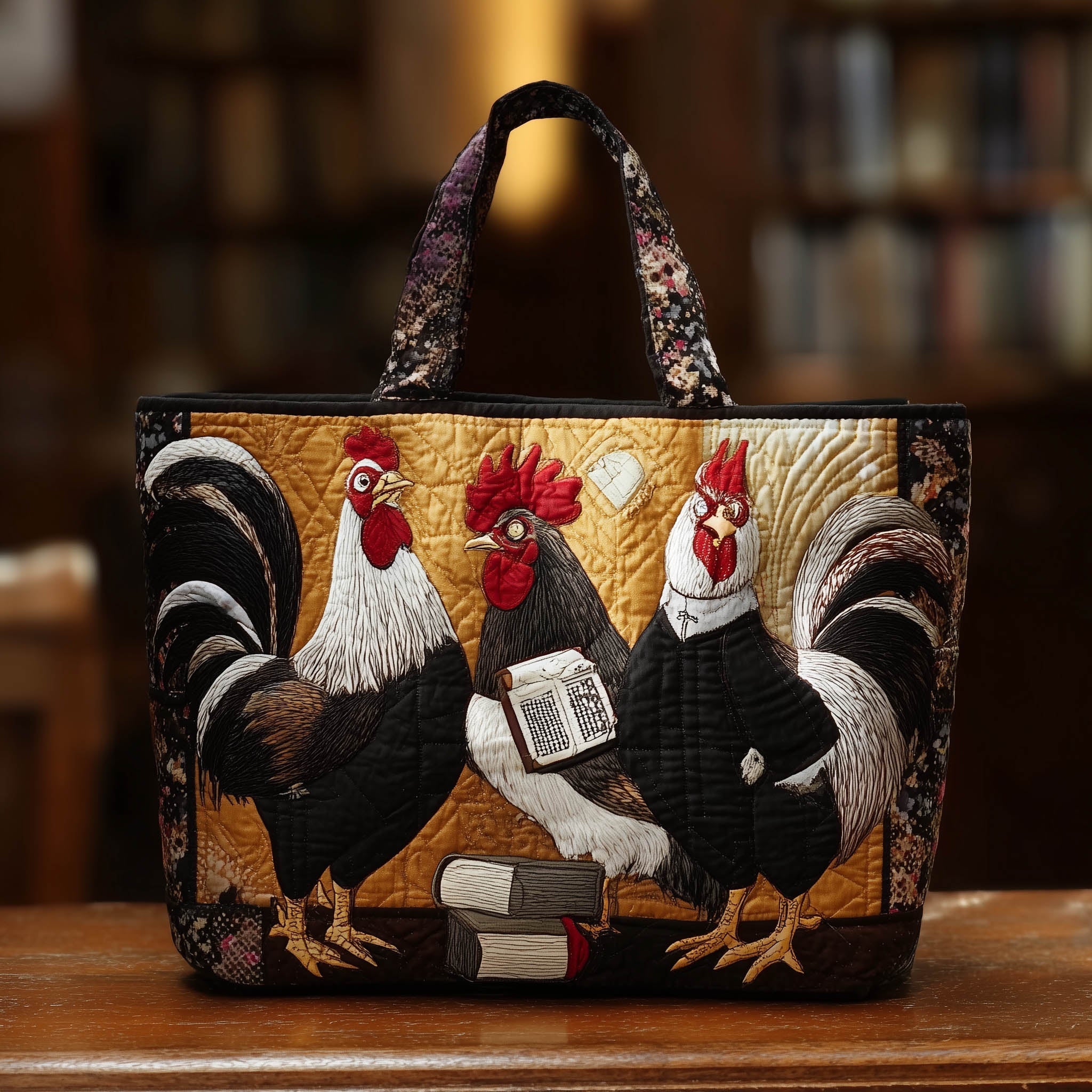 Faith Before Feed Quilted Tote Bag GFTOTL3842