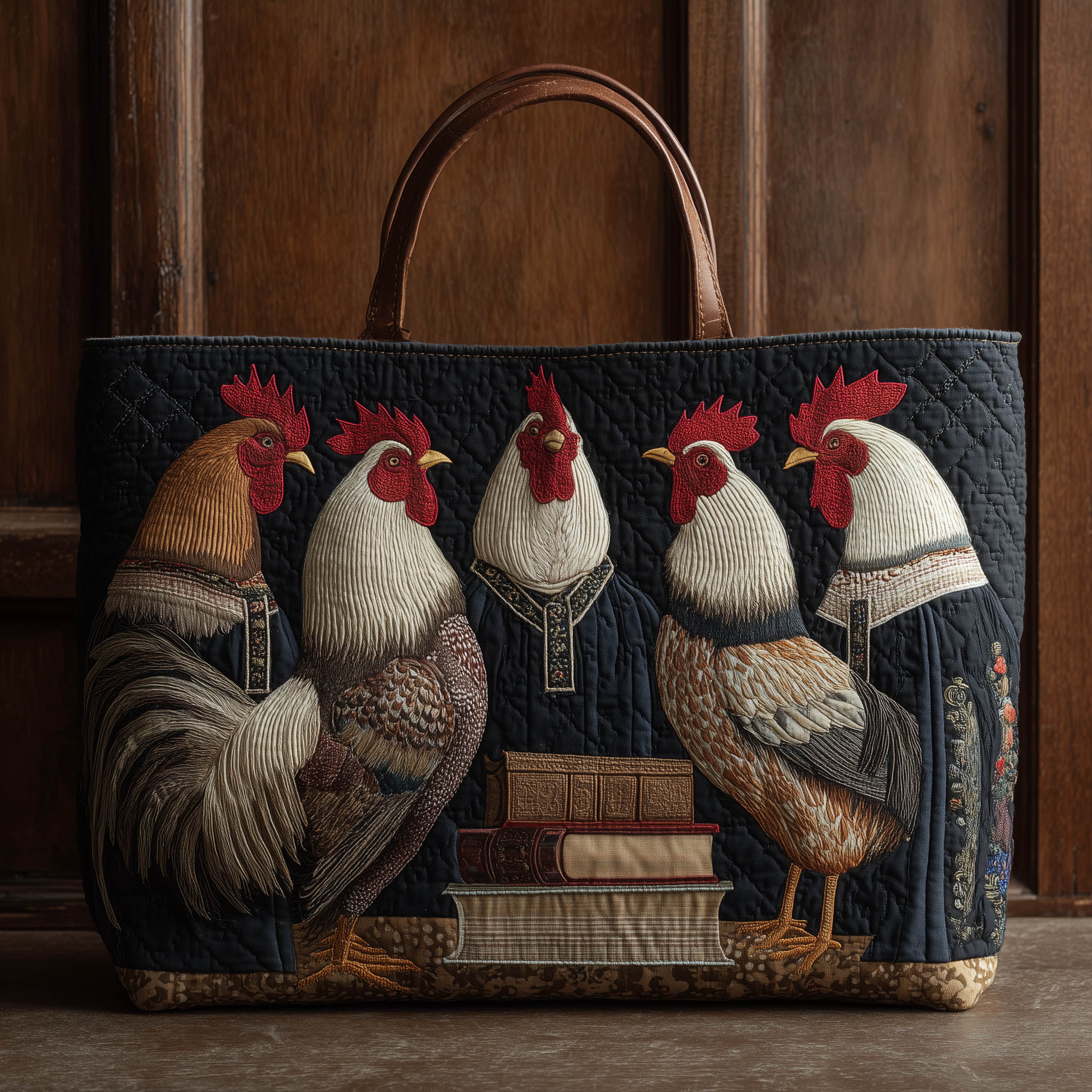 Faith Before Feed Quilted Tote Bag GFTOTL3844