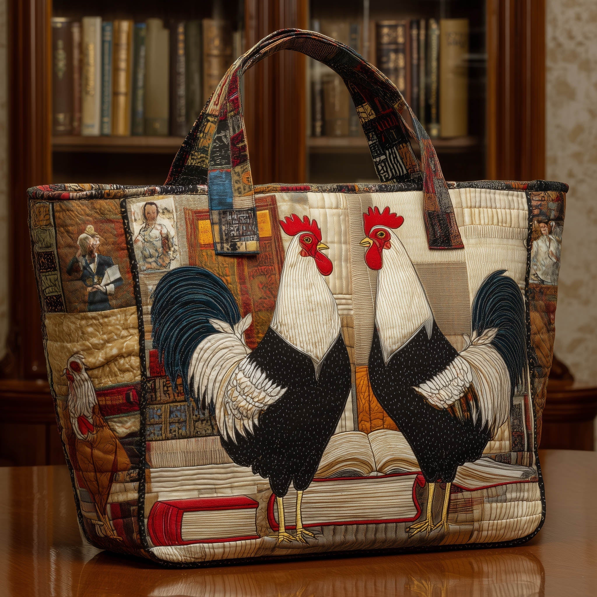 The Book of Cluck Quilted Tote Bag GFTOTL3847