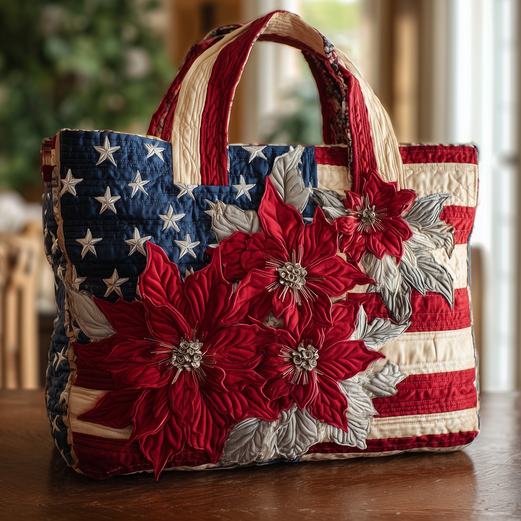 Blessed America Quilted Tote Bag GFTOTL4117