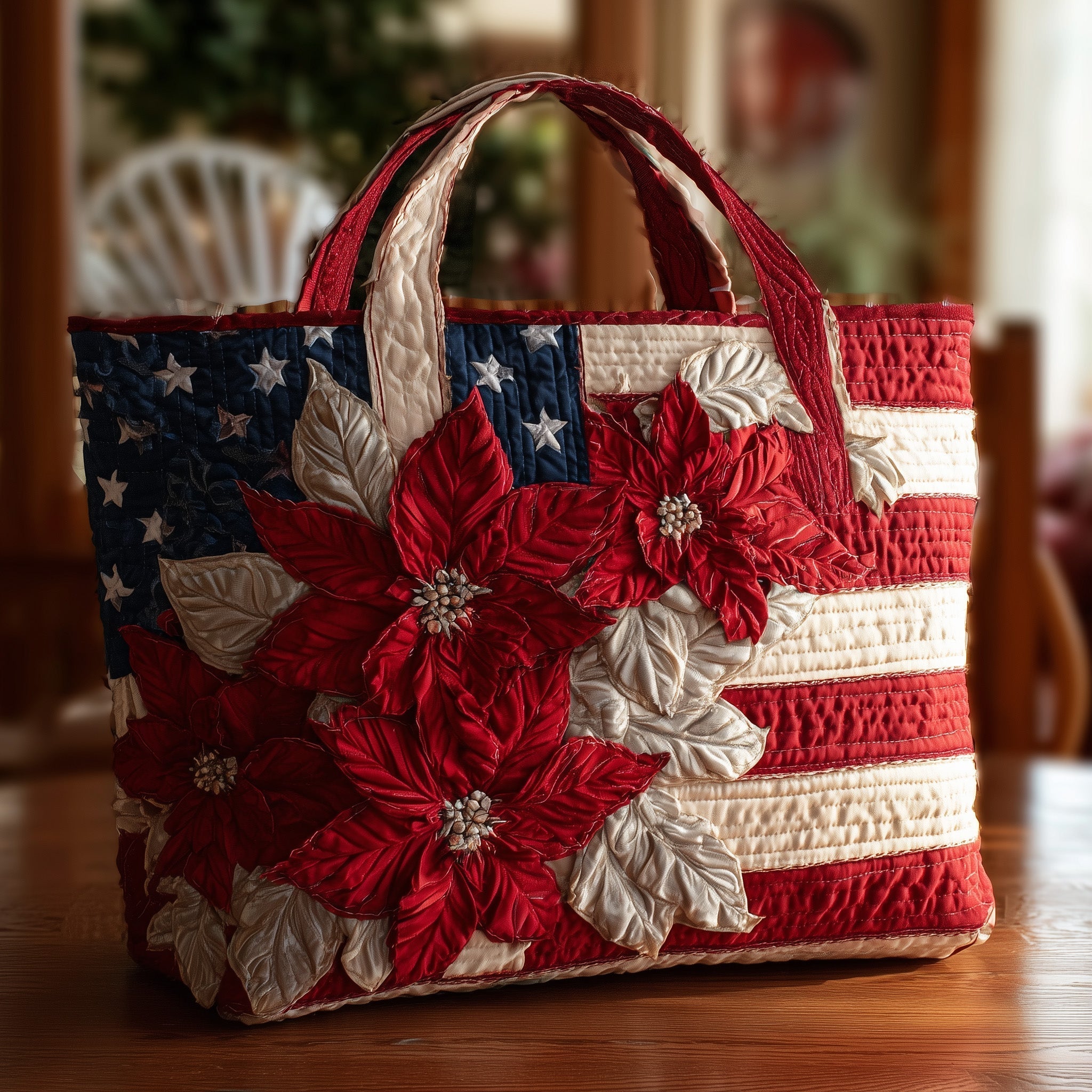Blessed America Quilted Tote Bag GFTOTL4118