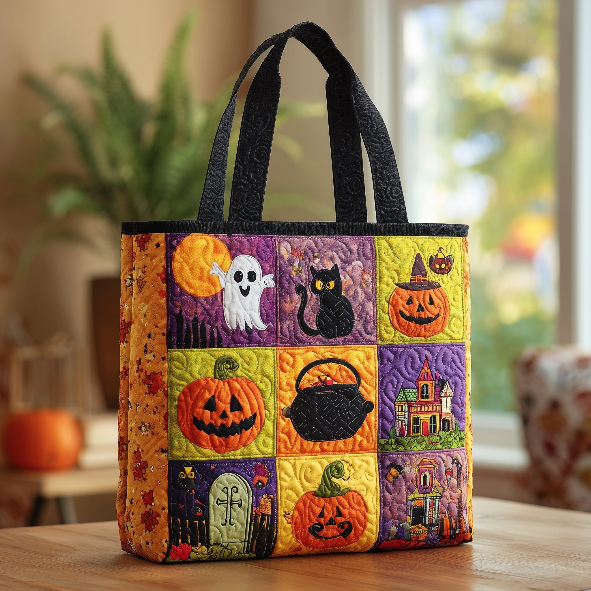 Spooky Season Quilted Tote Bag GFTOTL4237