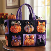 Coquette Pumpkin Quilted Tote Bag GFTOTL4246