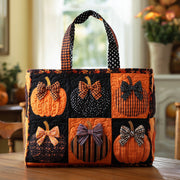 Coquette Pumpkin Quilted Tote Bag GFTOTL4249
