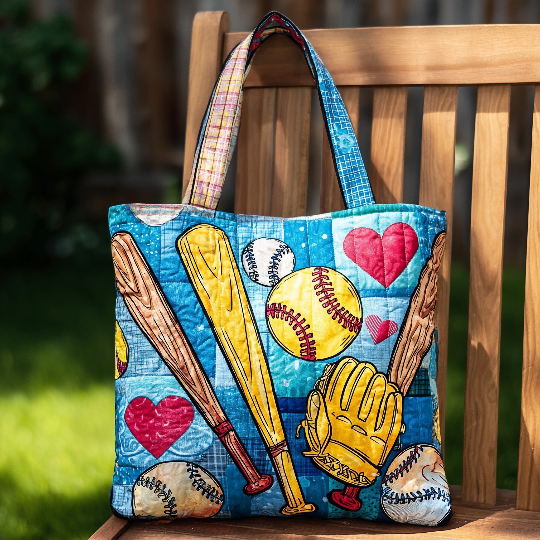 Softball Quilted Tote Bag GFTOTL4275