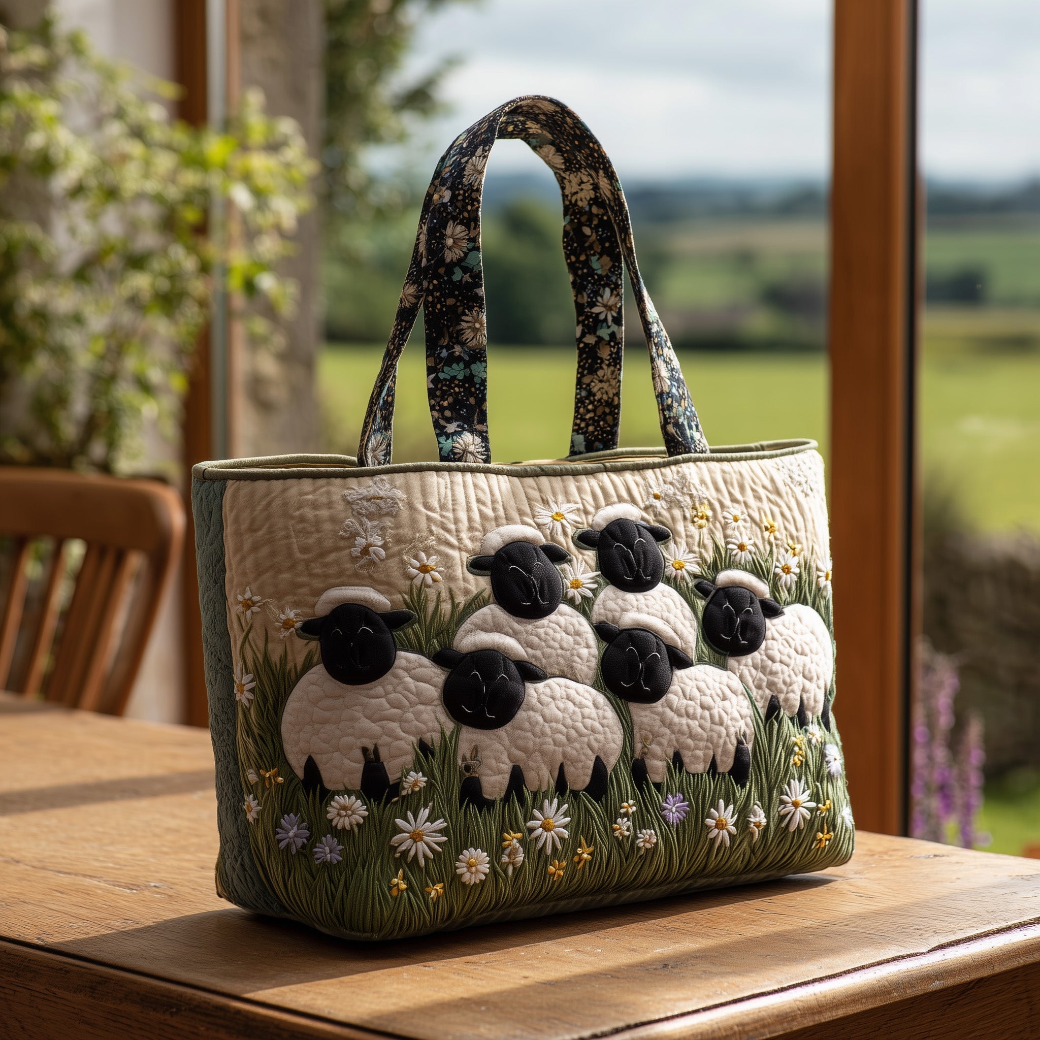 Whispers of Wool Quilted Tote Bag GFTOTL4455