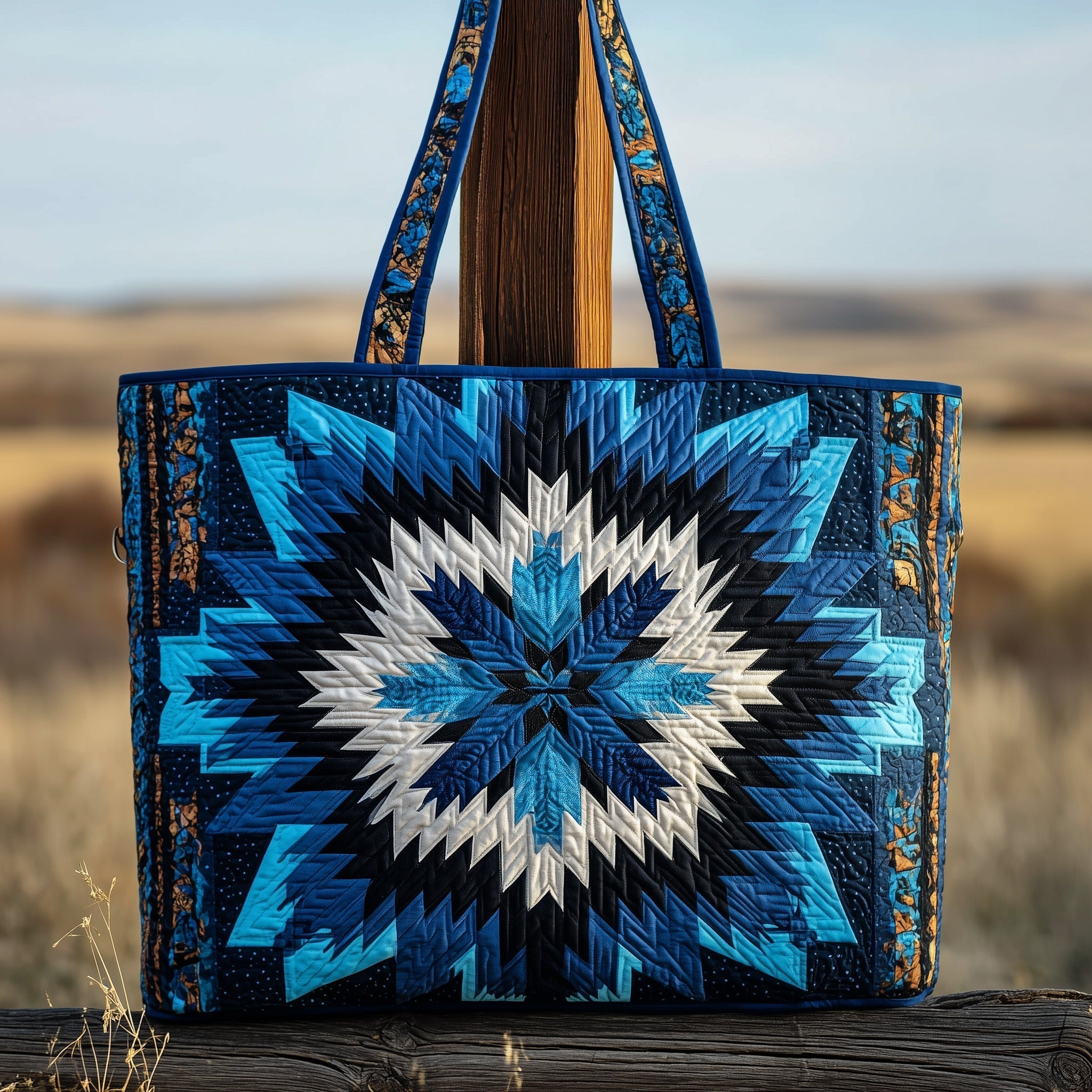 Native American Quilted Tote Bag GFTOTP10009
