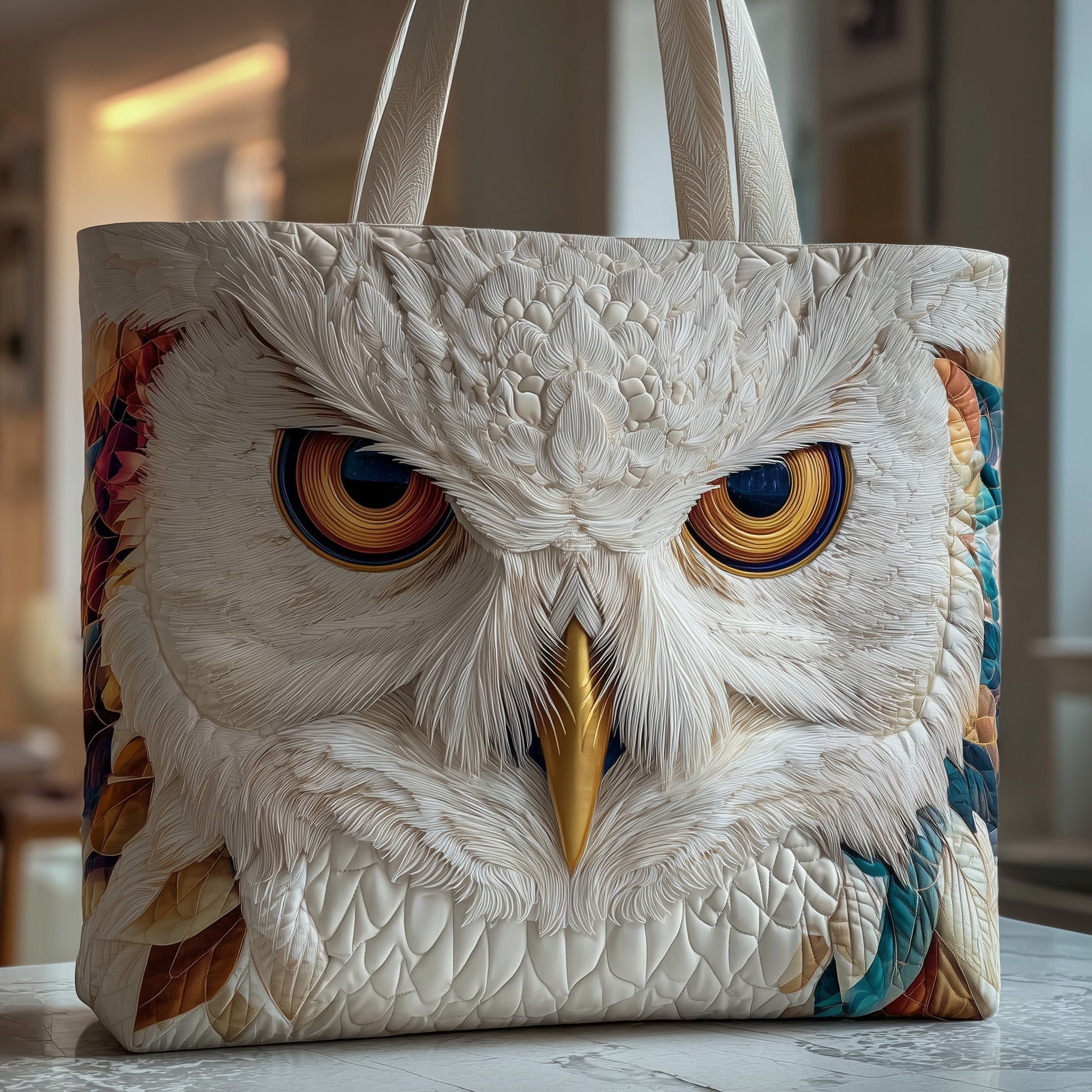 Arctic Gaze Quilted Tote Bag GFTOTP10161