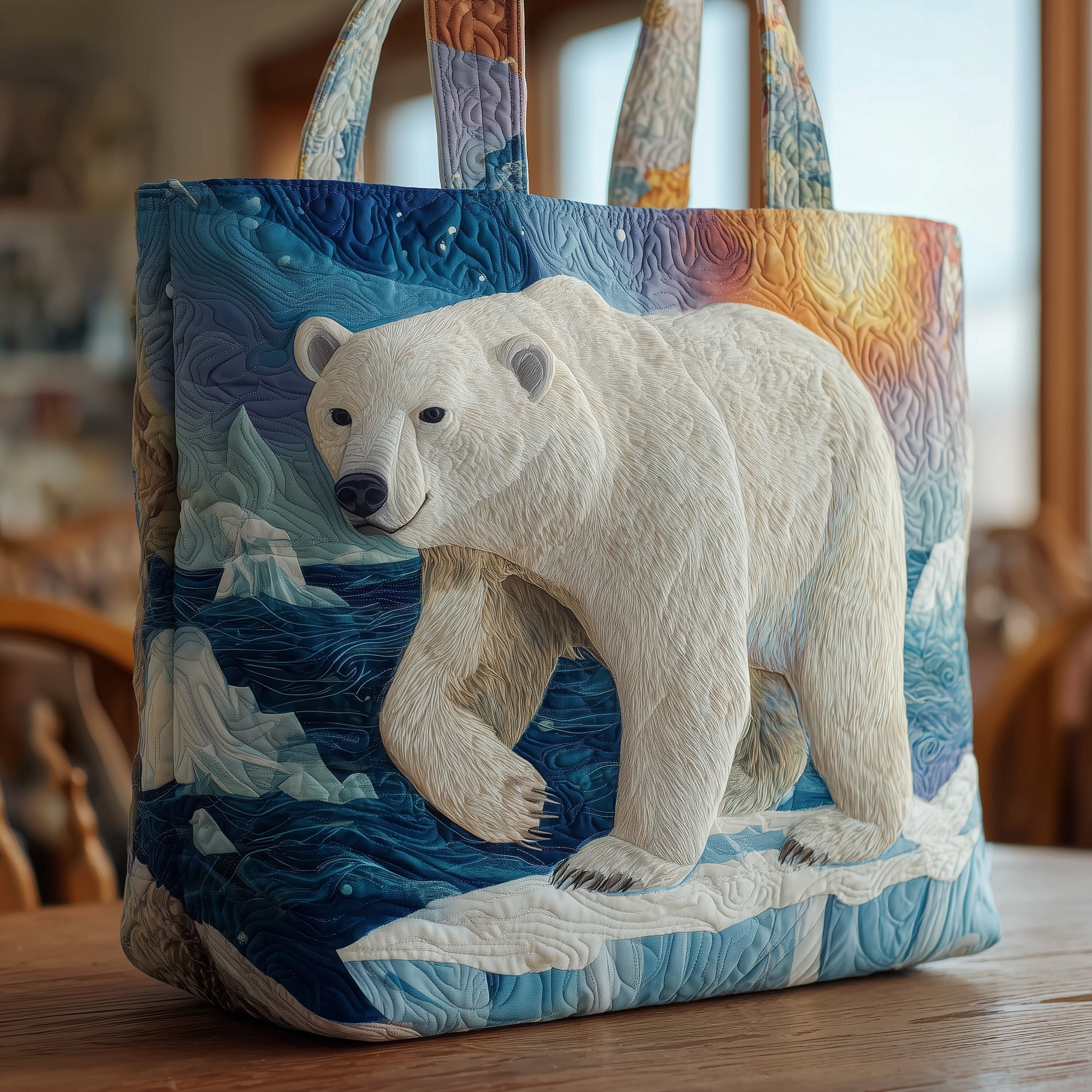 Polar Path Quilted Tote Bag GFTOTP10174