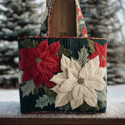Elegant Poinsettia Quilted Tote Bag GFTOTP10183